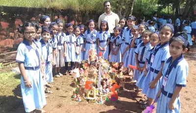 ज्ञानदीप विद्यामंदिर च्या विद्यार्थीनी उलगडला इतिहास